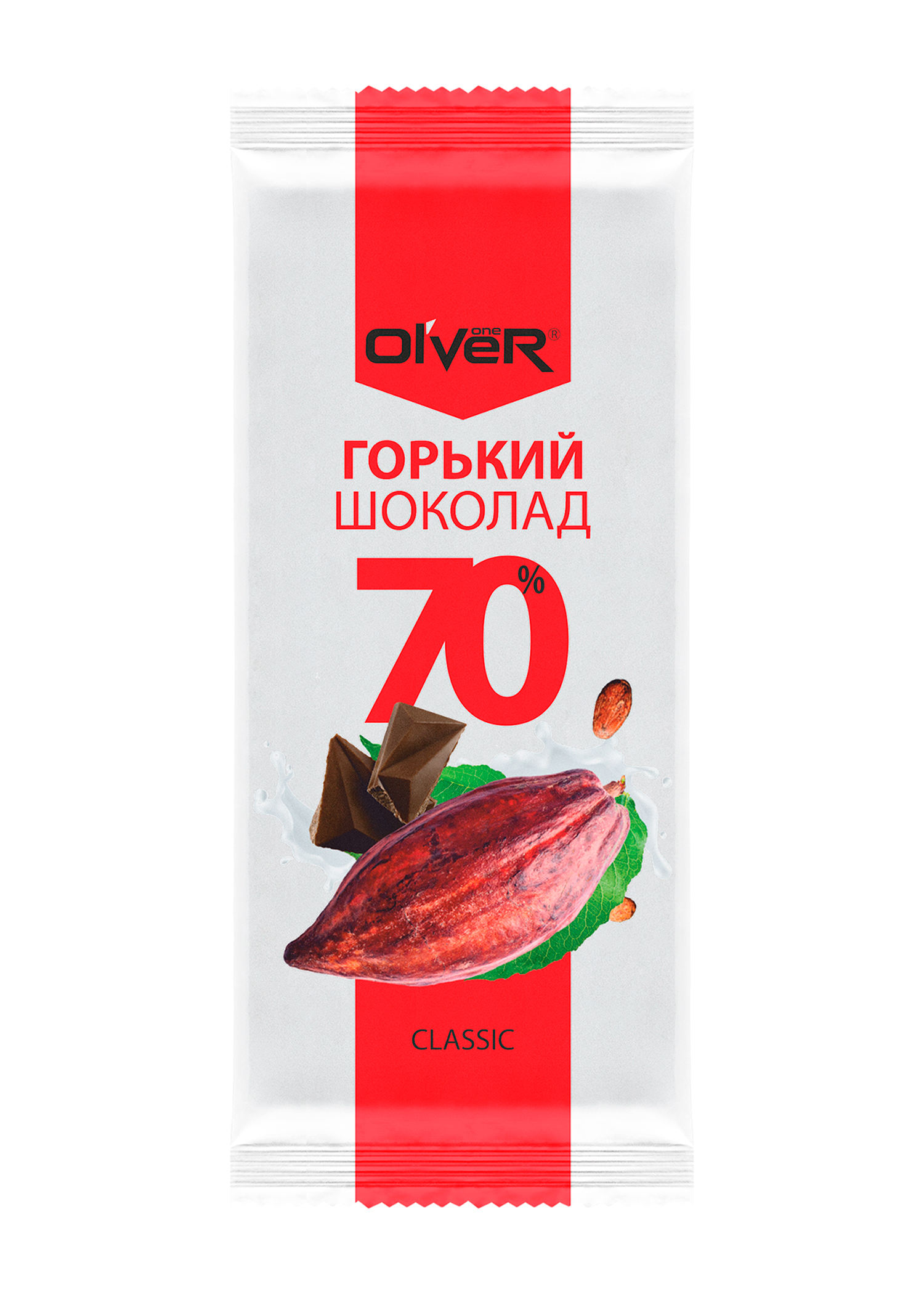 Горький шоколад Olver 70,1% 100 г