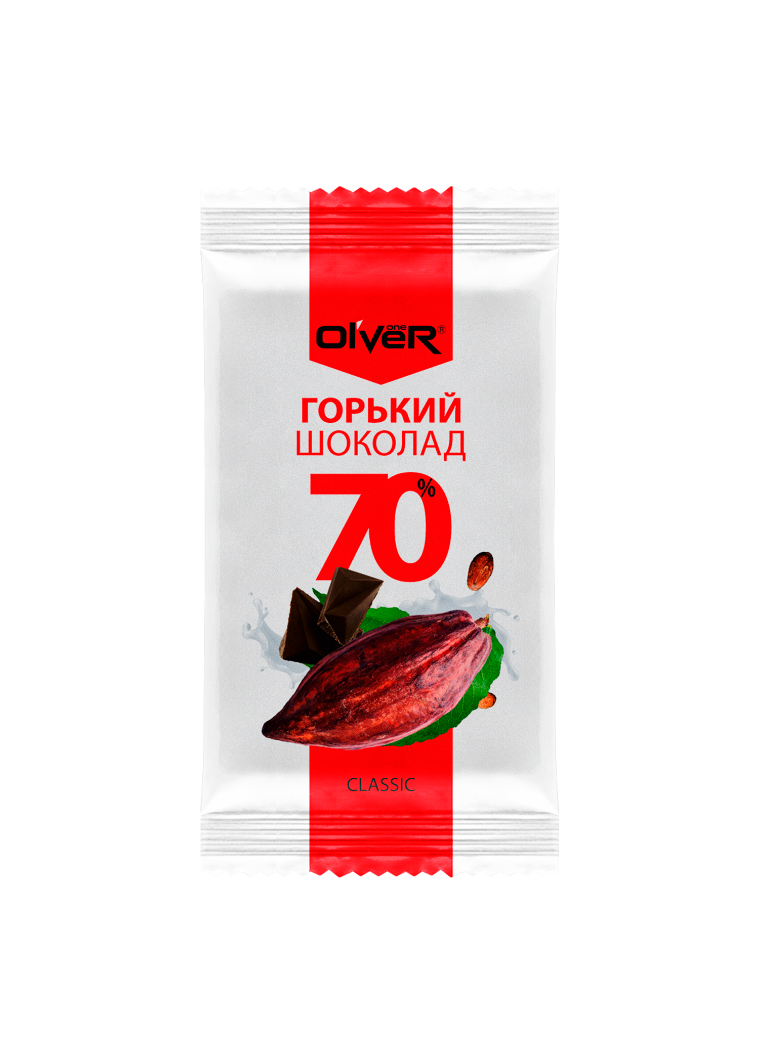 Горький шоколад Olver 70,1% 25 г