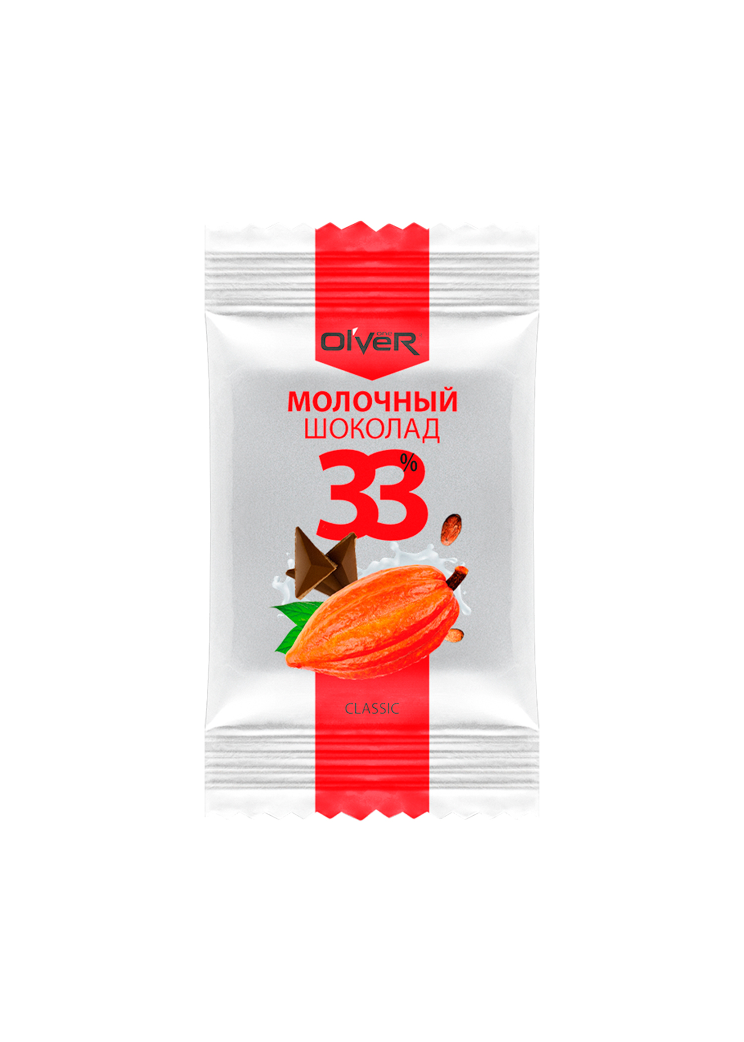 Молочный шоколад Olver 33,6% 5 г